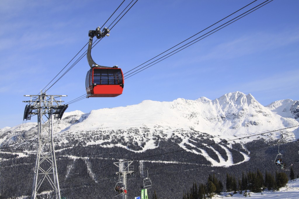 Gondola at Whistler and Blackcomb Mountain