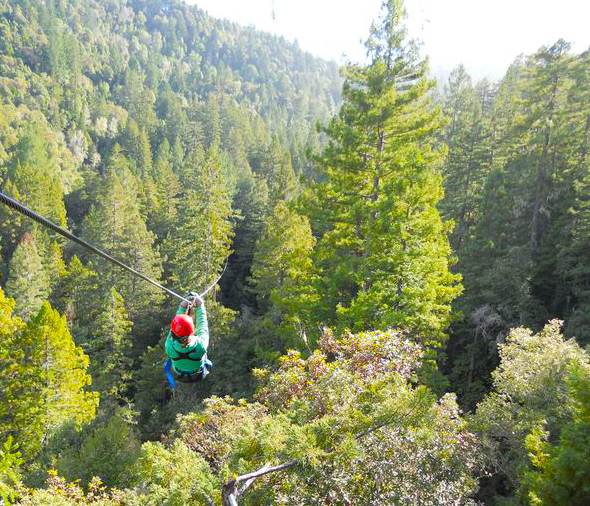 Zip lining!