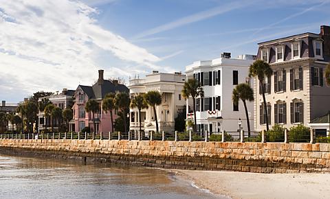 Photo of waterfront houses in New Orleans
