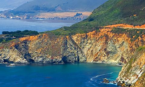 Photo of the California coast