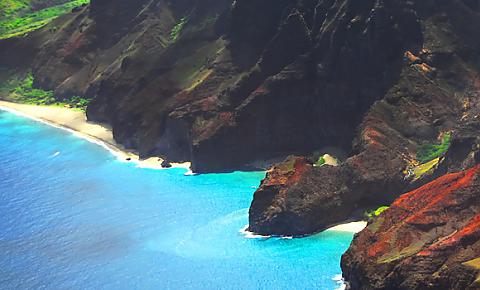 Photo of the Napali Coast in Havwaii