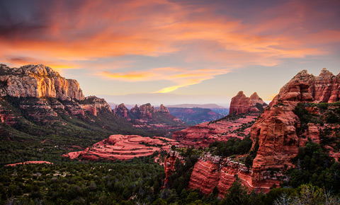 Photo of rock formations in Sedona Arizona